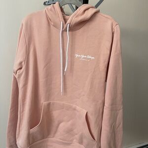 Pink Hoodie with Front Pocket